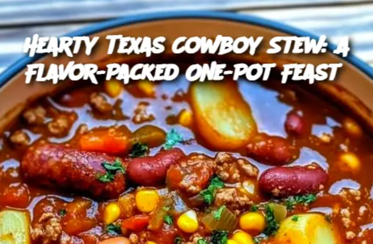 Hearty Texas Cowboy Stew: A Flavor-Packed One-Pot Feast