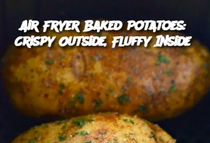 Air Fryer Baked Potatoes: Crispy Outside, Fluffy Inside