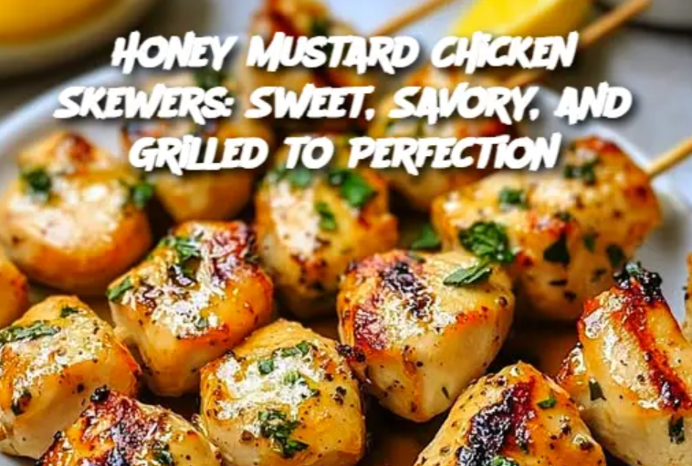 Honey Mustard Chicken Skewers: Sweet, Savory, and Grilled to Perfection