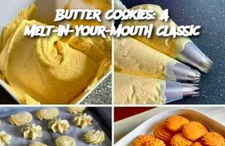 Butter Cookies: A Melt-in-Your-Mouth Classic