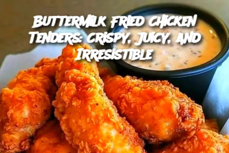 Buttermilk Fried Chicken Tenders: Crispy, Juicy, and Irresistible