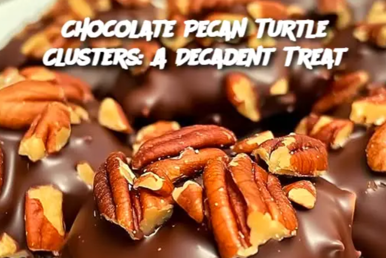 Chocolate Pecan Turtle Clusters: A Decadent Treat