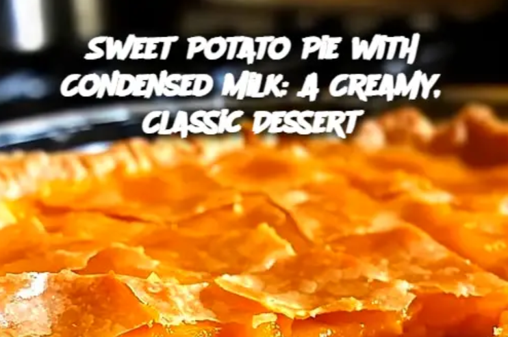 Sweet Potato Pie with Condensed Milk: A Creamy, Classic Dessert