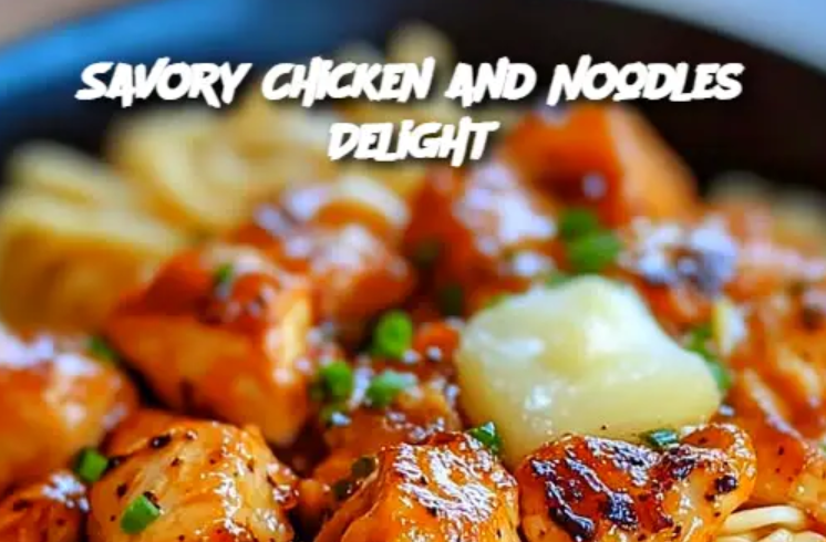 Savory Chicken and Noodles Delight