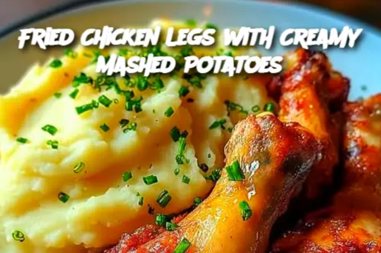 Fried Chicken Legs with Creamy Mashed Potatoes