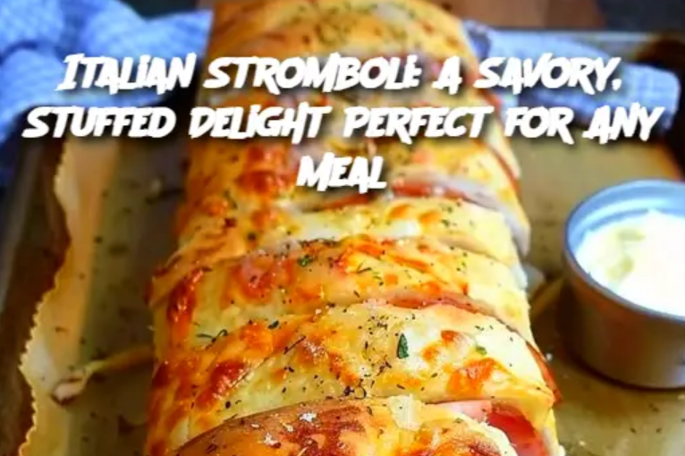 Italian Stromboli: A Savory, Stuffed Delight Perfect for Any Meal