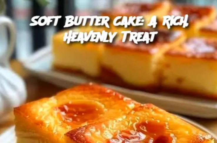 Soft Butter Cake: A Rich, Heavenly Treat