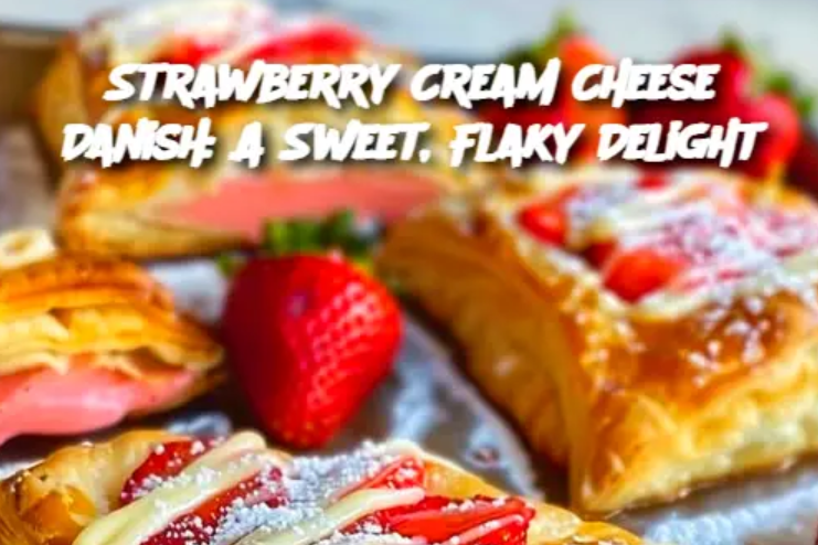 Strawberry Cream Cheese Danish: A Sweet, Flaky Delight