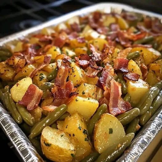 Country Ranch Green Beans and Potatoes with Bacon – A Comforting Southern Delight