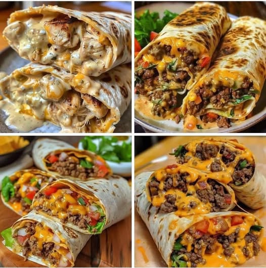 Cheesy Garlic Chicken Wraps: A Flavorful and Easy Meal