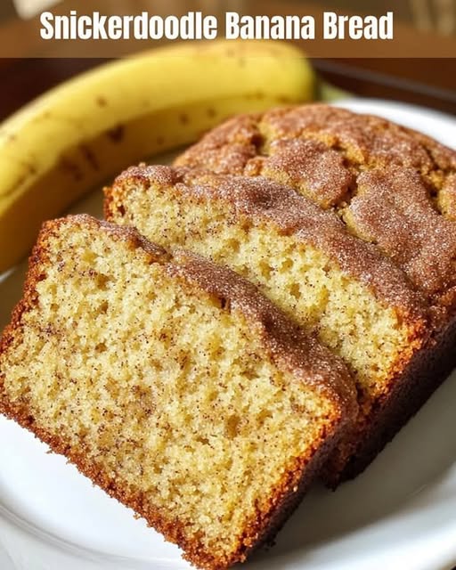 "Snickerdoodle Banana Bread: A Delicious Twist on a Classic Favorite"