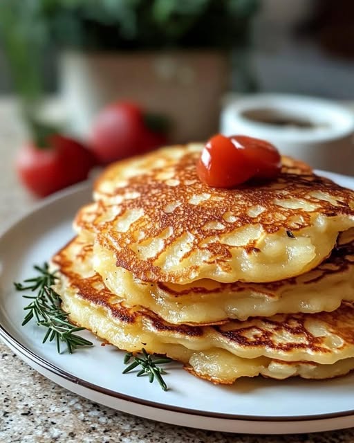 German Potato Pancakes (Reibekuchen): Crispy & Flavorful