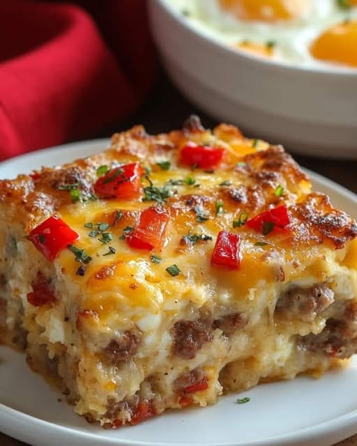 Tater Tot Breakfast Casserole: A Hearty Morning Feast