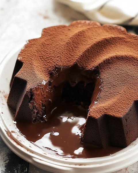 Decadent Chocolate Pudding Cake with a Gooey Twist