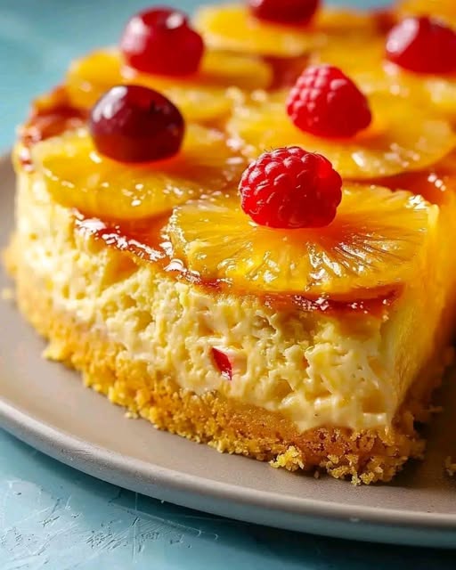 Upside-Down Pineapple Cheesecake: A Tropical Twist on a Classic Dessert