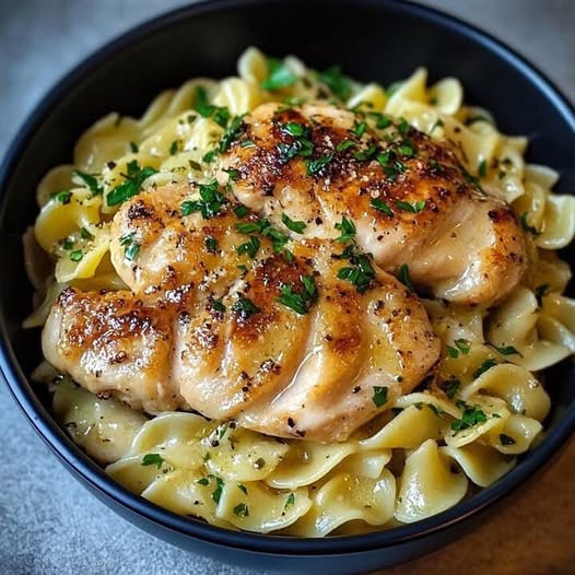 Buttery Chicken with Noodles: A Creamy, Comforting Delight