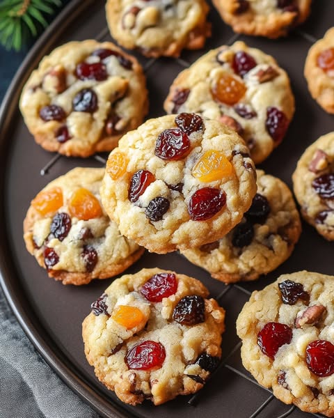 Fruitcake Delight Cookies: Sweet, Fruity, and Perfectly Spiced