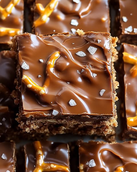 Caramel Pretzel Delight Bars: A Sweet and Salty Indulgence