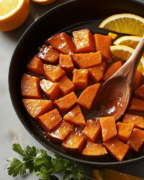 Citrus-Infused Sweet Potato Delight: A Refreshing Twist on a Classic