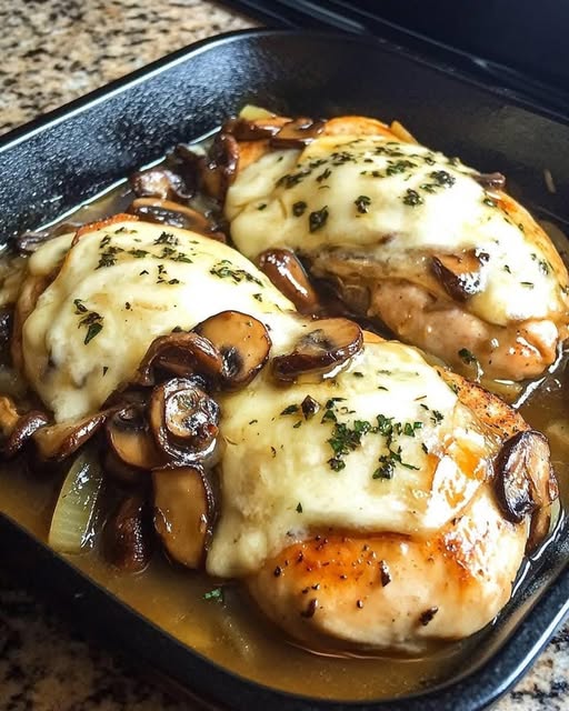 French Onion Smothered Chicken with Mushrooms: A Rich and Flavorful Comfort Dish