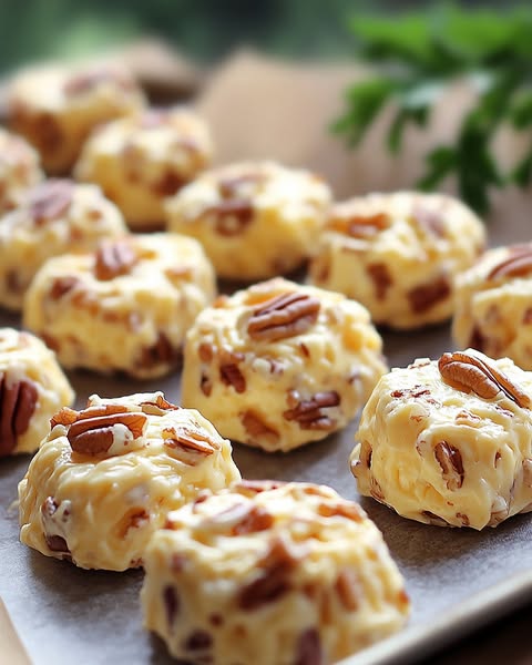 Cheesy Pecan Delights: A Savory Snack with a Nutty Twist