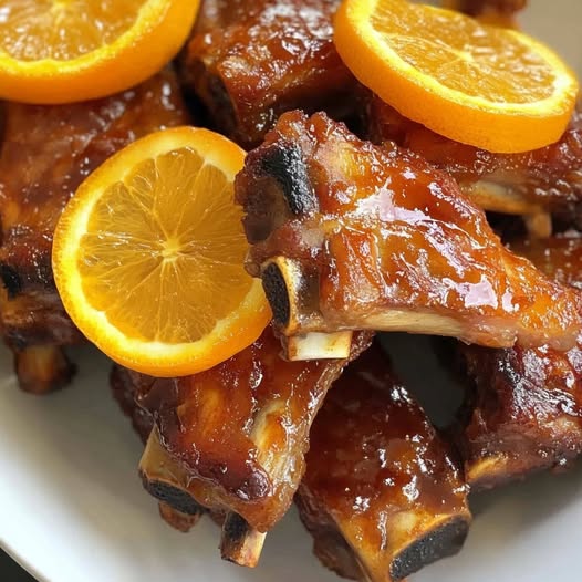 Citrus-Glazed Orange Pork Ribs – A Sweet and Tangy Delight