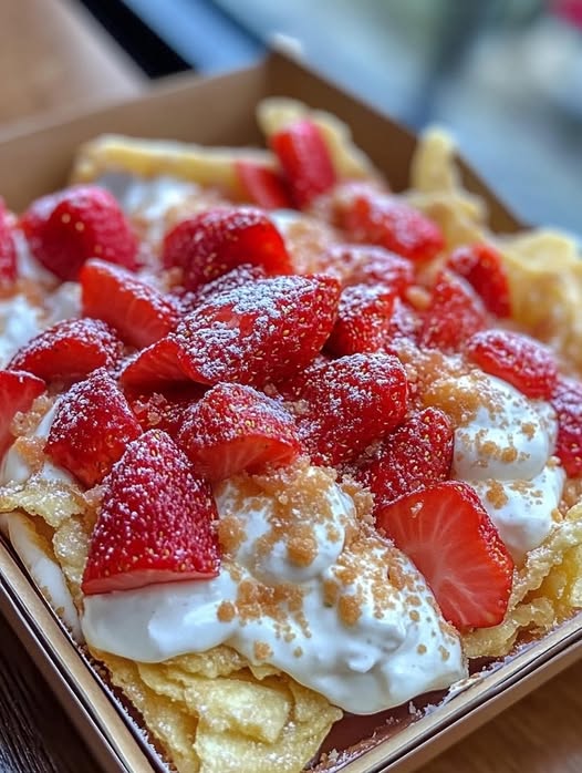 Strawberry Cheesecake Nachos Box: A Fun and Delicious Twist on a Classic Dessert