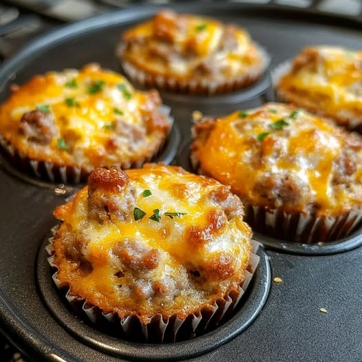 Sausage Muffins with Bisquick – Savory and Simple Breakfast Delight