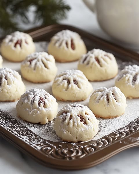 Sweetened Condensed Milk Snowball Cookies: Melt-in-Your-Mouth Delight