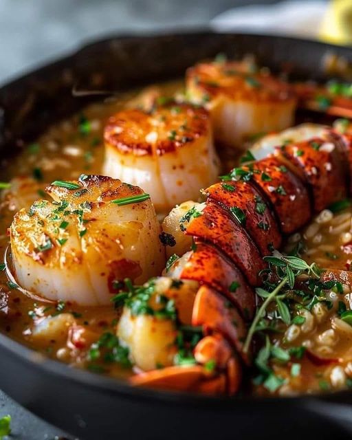 Luxe Cajun Seafood Gumbo with Scallops and Lobster: A Rich and Flavorful Feast