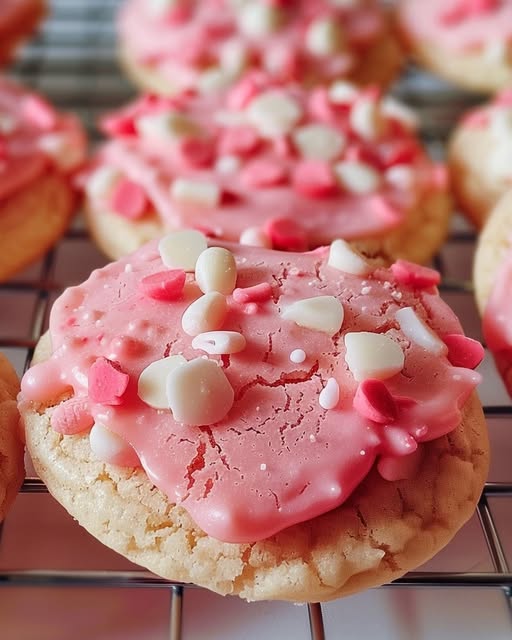 Fully Pink Cheesecake Cookies: A Sweet, Berry-Filled Delight