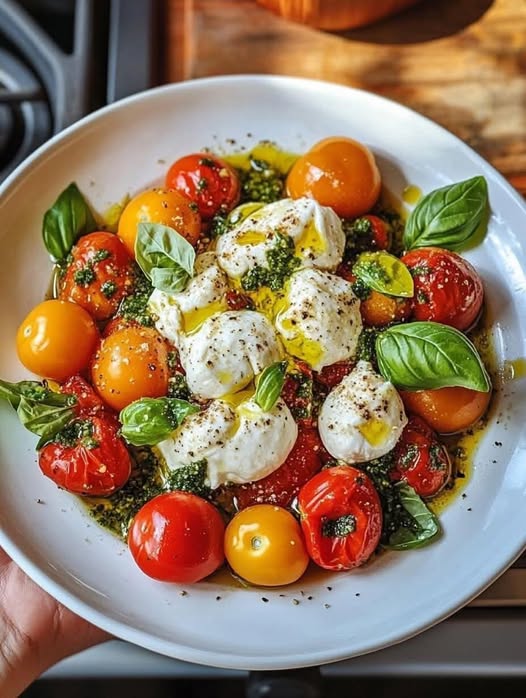 Fresh Tomato Burrata Salad: A Simple Summer Delight