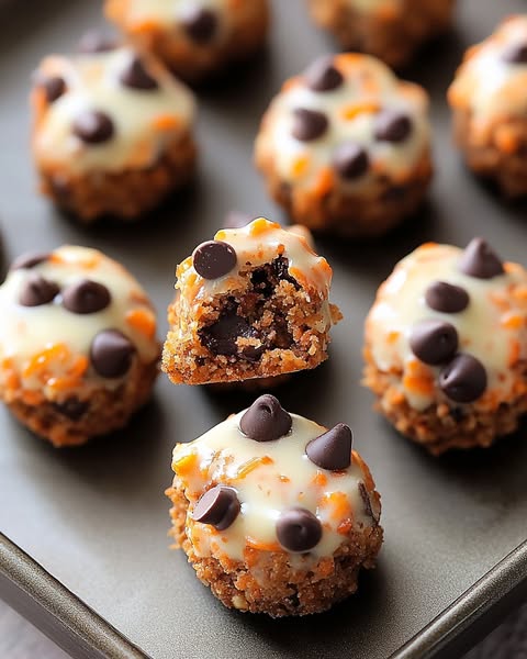 Chocolate Chip Carrot Cake Bites: A Sweet Twist on a Classic