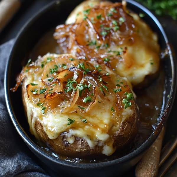 French Onion Baked Potatoes: A Savory Twist on a Classic Favorite