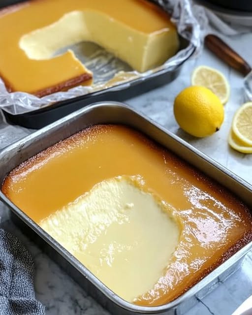 Super Creamy Lemon Pudding: A Velvety, Refreshing Dessert Delight