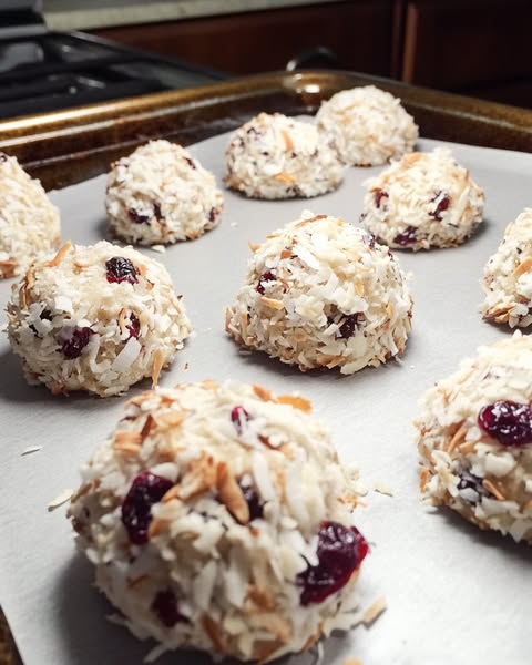 Coconut Cranberry Yummies