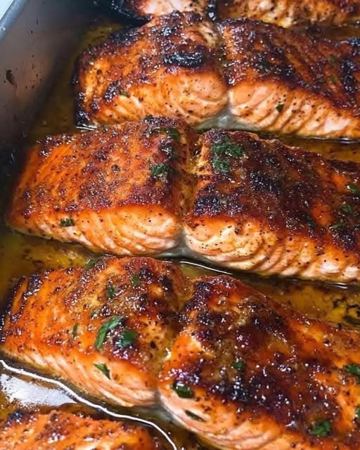 Cajun Honey Butter Salmon: A Flavorful and Juicy Seafood Delight