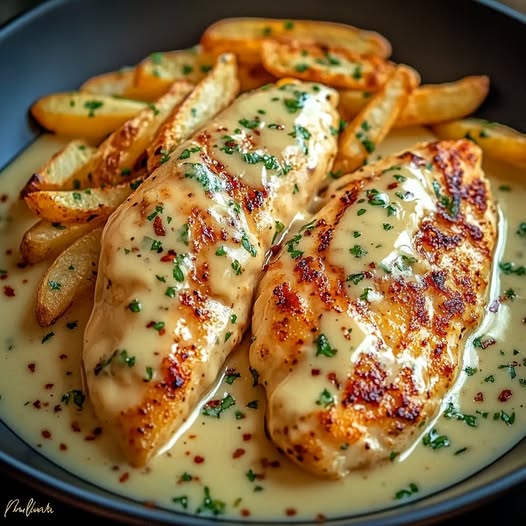 Chicken Fillet in Spicy Garlic Parmesan Sauce: A Flavorful, Zesty Delight