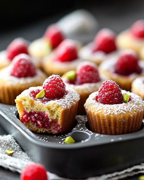 Raspberry Pistachio Financiers Recipe