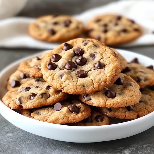 Soft & Chewy Air Fryer Chocolate Chip Cookies – Quick & Easy Dessert!