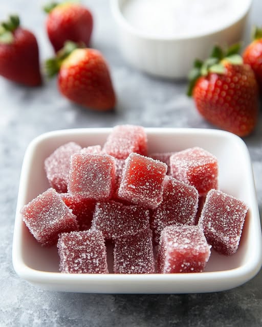 Homemade Sour Strawberry Gummies: A Sweet and Tangy Treat