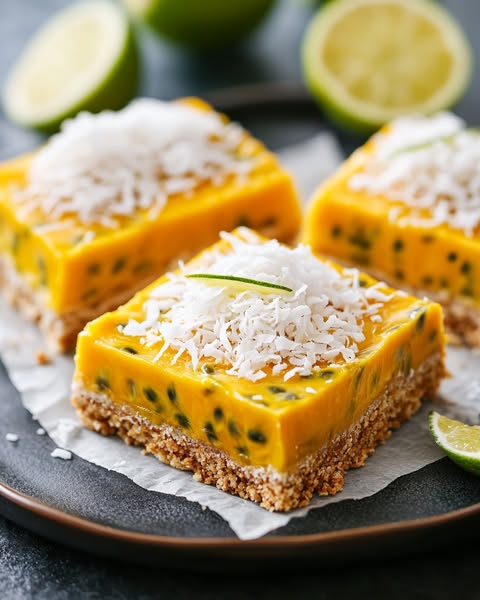 No Bake Passionfruit Slice – A Tangy and Sweet Delight!