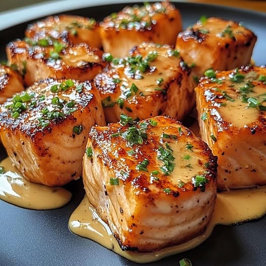 Crispy Juicy Bang Bang Salmon Bites: A Sweet and Spicy Delight