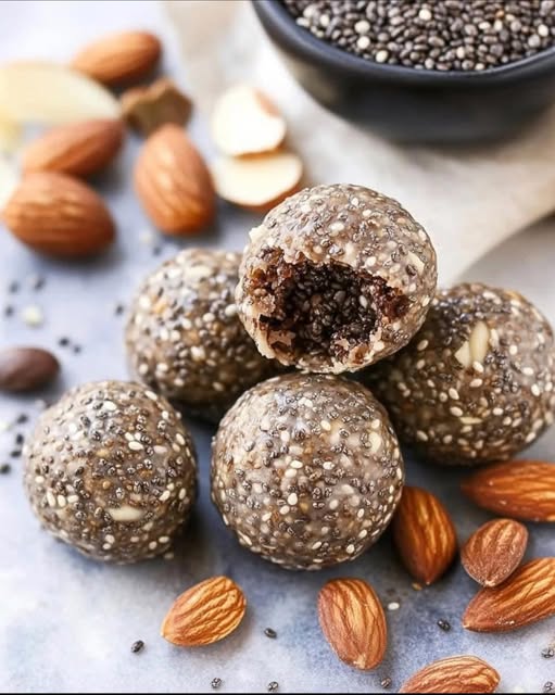 Vanilla Almond Chia Energy Bites: The Perfect Grab-and-Go Breakfast