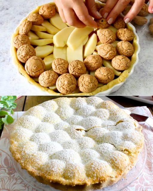 Amaretti and Apple Tart: A Delightful Fusion of Almond and Apple Flavors