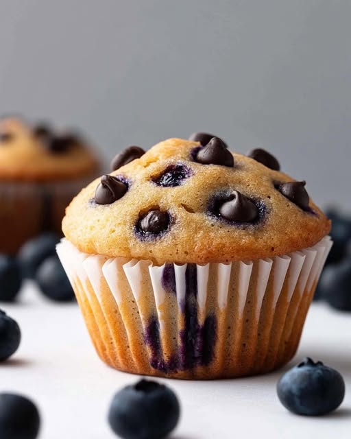 Blueberry Chocolate Chip Muffins – The Perfect Fusion of Sweet and Decadent