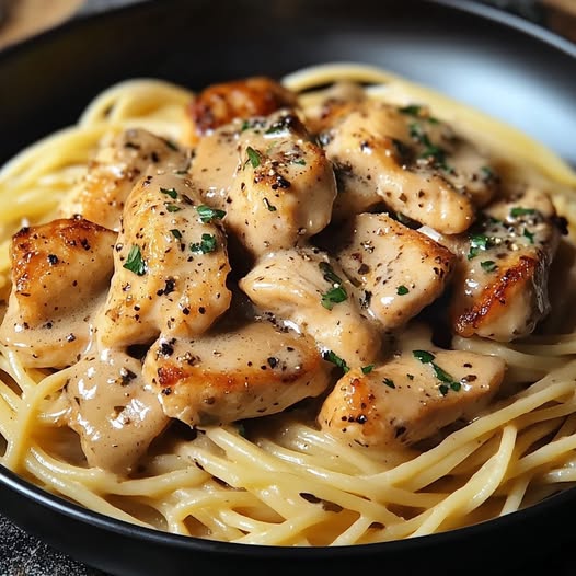 Rich Chicken Marsala with Pasta – A Classic Italian Comfort Dish