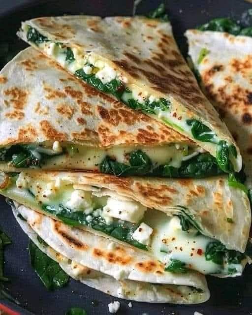 Mediterranean Spinach Quesadillas: A Flavorful Twist on a Classic Favorite