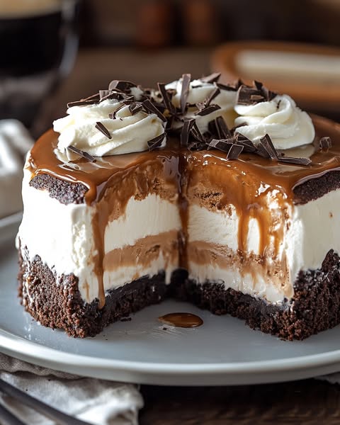 Chocolate Caramel Ice Cream Cake: A Decadent Frozen Delight