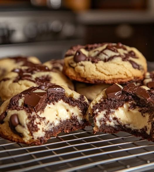 Cheesecake-Stuffed Chocolate Chip Cookies: The Ultimate Dessert Mashup